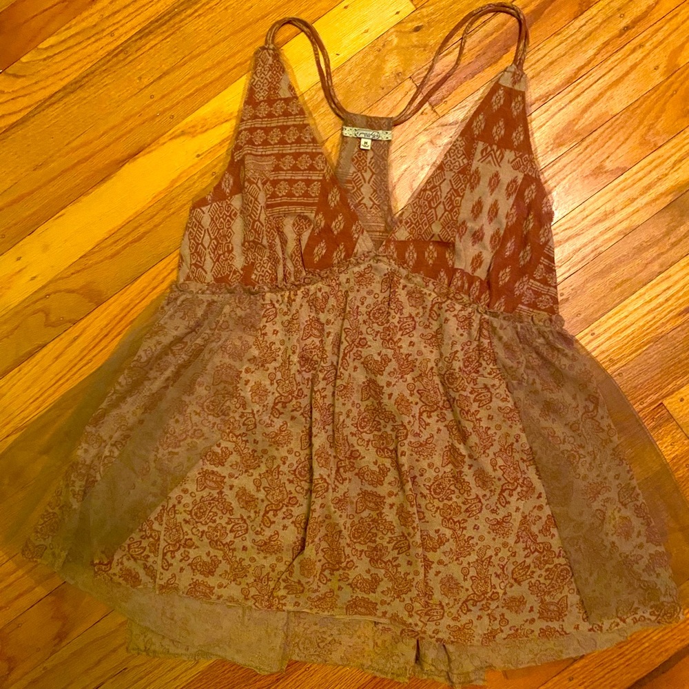 Gimmicks by BKE racer back baby doll tank